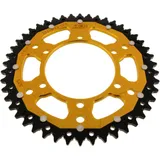 Kettenrad Dual 46Z Teilung 525 gold ZF Innendurchmesser 106 Lochkreis 125 passend für: Triumph Tiger, Street Triple, Bonneville