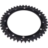 Rear sprocket dual 42 tooth pitch 530 black