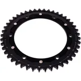 Kettenrad Dual 45Z Teilung 530 schwarz ZF Innendurchmesser 155 Lochkreis 176 passend für: Triumph Speed Triple, Sprint, Daytona