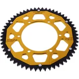 Kettenrad Dual 56Z Teilung 428 gold ZF Innendurchmesser 108 Lochkreis 123 passend für: Aprilia RS, RS4, Tuono