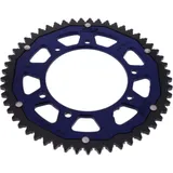 Rear sprocket dual 53 tooth pitch 420 BLUE