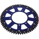 Zahnkranz Kettenrad Dual 62Z Teilung 420 blau ZFD113162BLU