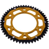 Kettenrad Dual 52Z Teilung 420 gold ZF Innendurchmesser 108 Lochkreis 123 passend für: Derbi GPR, Senda