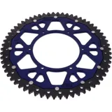 Rear sprocket dual 62z pitch 420 bluE