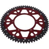 Rear sprocket dual 62z pitch 420 red