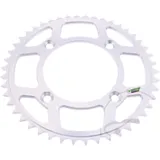 Rear sprocket aluminium 46 tooth pitch 415 silver ESJOT inner diameter 090 bolt spacing 110 for: KTM SX, SX - E5, SX - E3
