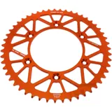 Alu - Kettenrad 51Z Teilung 520 orange JT Innendurchmesser 125 Lochkreis 150 passend für: Husqvarna FE, FC, TE