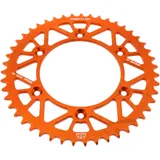 Alu - Kettenrad 47Z Teilung 520 orange JT Innendurchmesser 125 Lochkreis 150 passend für: Husqvarna FE, FC, TE