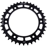 Alu - Kettenrad 38Z Teilung 520 schwarz JT Innendurchmesser 125 Lochkreis 150 passend für: Husqvarna FE, FC, TE