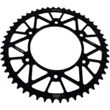 Alu - Kettenrad 52Z Teilung 520 schwarz JT Innendurchmesser 125 Lochkreis 153 passend für: Honda CRF, CR, XR