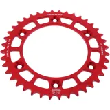 Alu - Kettenrad 40Z Teilung 520 rot JT Innendurchmesser 125 Lochkreis 153 passend für: Honda CRF, CR, XR