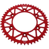 Alu - Kettenrad 49Z Teilung 520 rot JT Innendurchmesser 125 Lochkreis 153 passend für: Honda CRF, CR, XR