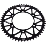 Aluminium Rear Sprocket 52-Tooth Pitch 520 Black for Motorcycles JT