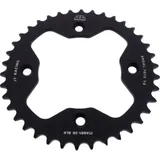 Rear sprocket alu 38 tooth pitch 520 black JTA88138BLK