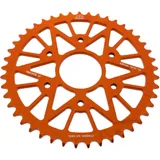 Alu - Kettenrad 45Z Teilung 520 orange Innendurchmesser 063 Lochkreis 110 passend für: Husqvarna Svartpilen, Vitpilen, SM