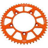 Rear sprocket alu 50 tooth pitch 420 orange