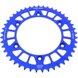 Rear sprocket aluminium 45 tooth pitch 520 blue JT inner diameter 136 bolt spacing 156 for: Husqvarna TE, WR, SM, CR