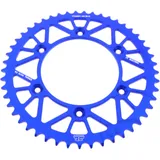 Alu - Kettenrad 49Z Teilung 520 blau JT Innendurchmesser 125 Lochkreis 150 passend für: Husqvarna FE, FC, TE