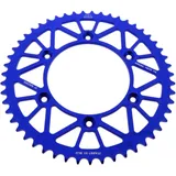 Alu - Kettenrad 51Z Teilung 520 blau JT Innendurchmesser 125 Lochkreis 150 passend für: Husqvarna FE, FC, TE