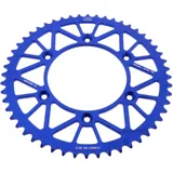 Rear sprocket aluminium 52 tooth pitch 520 blue JT inner diameter 125 bolt spacing 150 for: Husqvarna FE, FC, TE