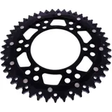 Dual Sprocket 47 Tooth 525 Black ZF for Motorcycles