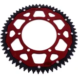 Kettenrad Dual 58Z Teilung 428 rot ZF Innendurchmesser 108 Lochkreis 123 passend für: Aprilia RS, RS4, Tuono