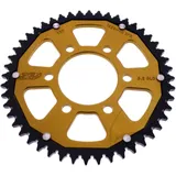 Rear sprocket dual 48 tooth pitch 428 gold ZF inner diameter 068 bolt spacing 090 for: Honda CB