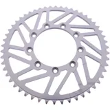 Alu - Kettenrad 52Z Teilung 520 silber Esjot Innendurchmesser 105 Lochkreis 124 passend für: TM Racing EN, MX, SMR