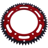 Kettenrad Dual 57Z Teilung 428 rot ZF Innendurchmesser 136 Lochkreis 156 passend für: Fantic Caballero, XEF, XMF