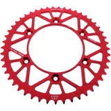 Alu - Kettenrad 49Z Teilung 520 rot JT Innendurchmesser 125 Lochkreis 150 passend für: Husqvarna FE, FC, TE