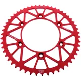 Alu - Kettenrad 52Z Teilung 520 rot JT Innendurchmesser 125 Lochkreis 150 passend für: Husqvarna FE, FC, TE