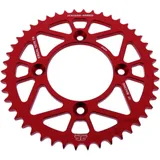 Alu - Kettenrad 46Z Teilung 428 rot JT Innendurchmesser 080 Lochkreis 100 passend für: AJP PR3
