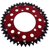 Kettenrad Dual 43Z Teilung 520 rot ZF Innendurchmesser 100 Lochkreis 120 passend für: Aprilia RS, RSV, Tuono