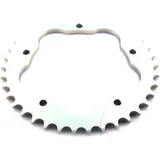 Alu - Kettenrad 41Z Teilung 525 silber für Kettenradträger 7585011 passend für: Ducati Hypermotard, Monster, 916