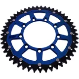 Kettenrad Dual 49Z Teilung 520 blau ZF Innendurchmesser 105 Lochkreis 124 passend für: TM Racing EN, MX