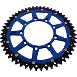 Kettenrad Dual 52Z Teilung 520 blau ZF Innendurchmesser 105 Lochkreis 124 passend für: TM Racing EN, MX