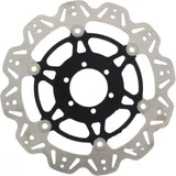 Brake disc vee front ebc VR626BLK