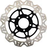 Brake disc vee front EBC vee rotor black for: Kawasaki KLV