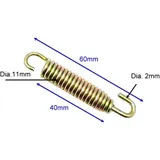 EXHAUST SPRING JMP 60MM - 4 PCS