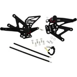 Foot rests / rear pegs - aluminium TUEV