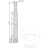 Kolbenstange Kayaba - PISTON ROD KAYABA