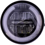 BLACK 6 1/2 LED HEADLIGHT for Motorcycles