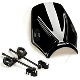 Screen mito PUIG black for: Honda CB, CBF, VT, Kawasaki VN, Vulcan, W