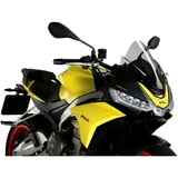Screen z - racing PUIG smoke grey for: Aprilia Tuono