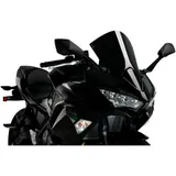 Screen r - racing PUIG black for: Kawasaki Ninja