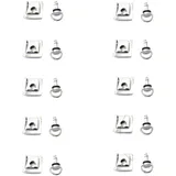 Fairing Fastener 17mm Silver JMP