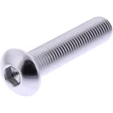 DOME HEAD BOLT Aluminum M10 x 1.25MM 45MM silver