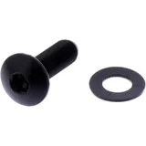 DOME HEAD BOLT JMP BOLT M4X0.5MM 12MM ALUMINIUM BLACK