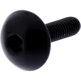 DOME HEAD BOLT JMP BOLT M4X0.7MM 15MM ALUMINIUM BLACK for motorcycles