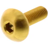 DOME HEAD BOLT JMP M5X0.8MM 16MM ALUMINIUM GOLD